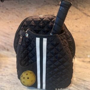 PS Pickleball Quilted Crossbody Carry Bag
